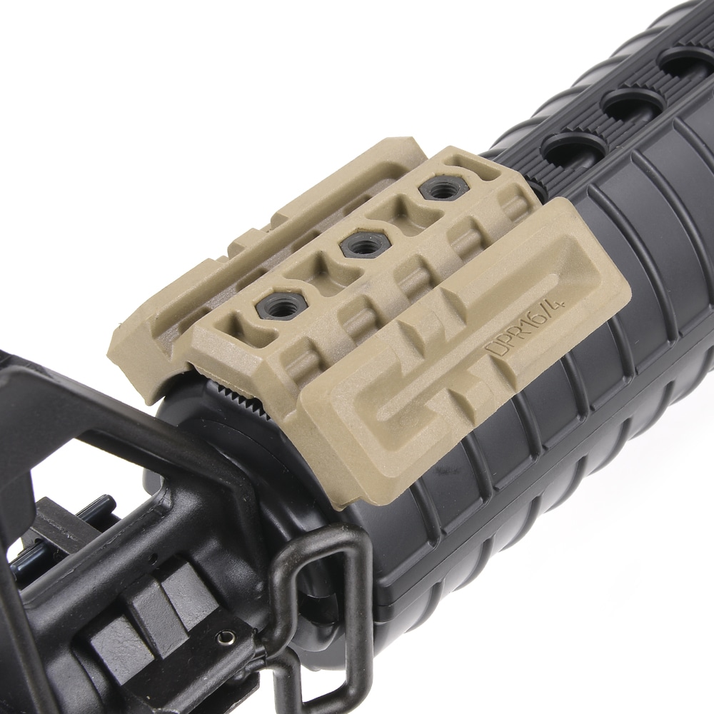 Dvojitý Picatinny rail FAB AR15 pieskový 3