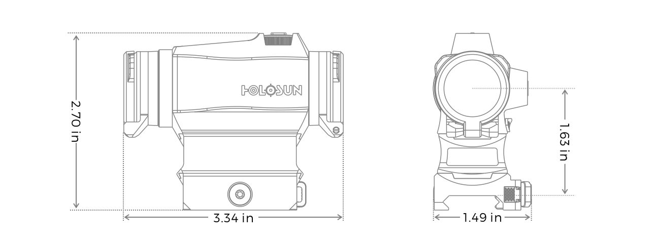 Kolimátor HOLOSUN HS515-CM 5