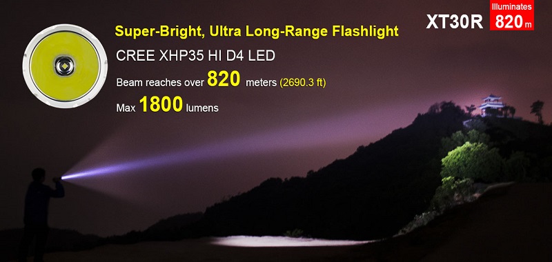 KLARUS XT30R dosvit 820m!!! + BATÉRIA ZDARMA 16