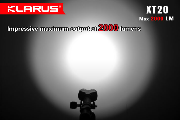 KLARUS XT20 2000 lumenov !!! 3