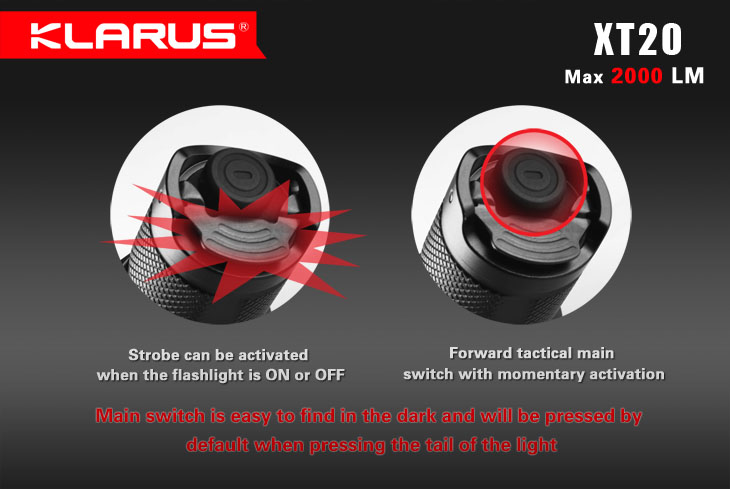KLARUS XT20 2000 lumenov !!! 5