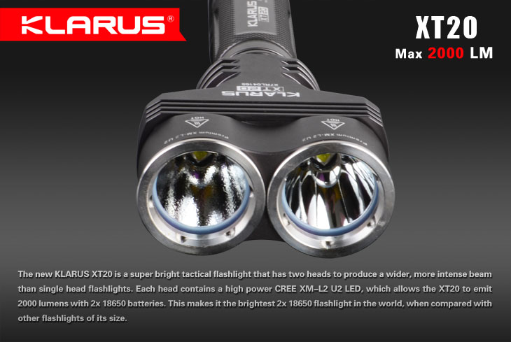 KLARUS XT20 2000 lumenov !!! 6
