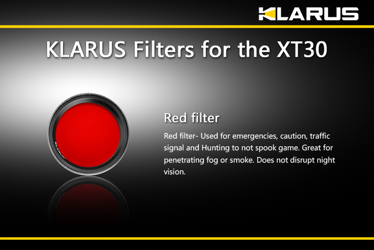 KLARUS Filter XT30 - modrý 4