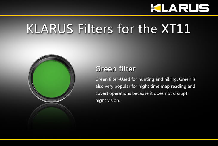 KLARUS Filter XT11 - červený 5