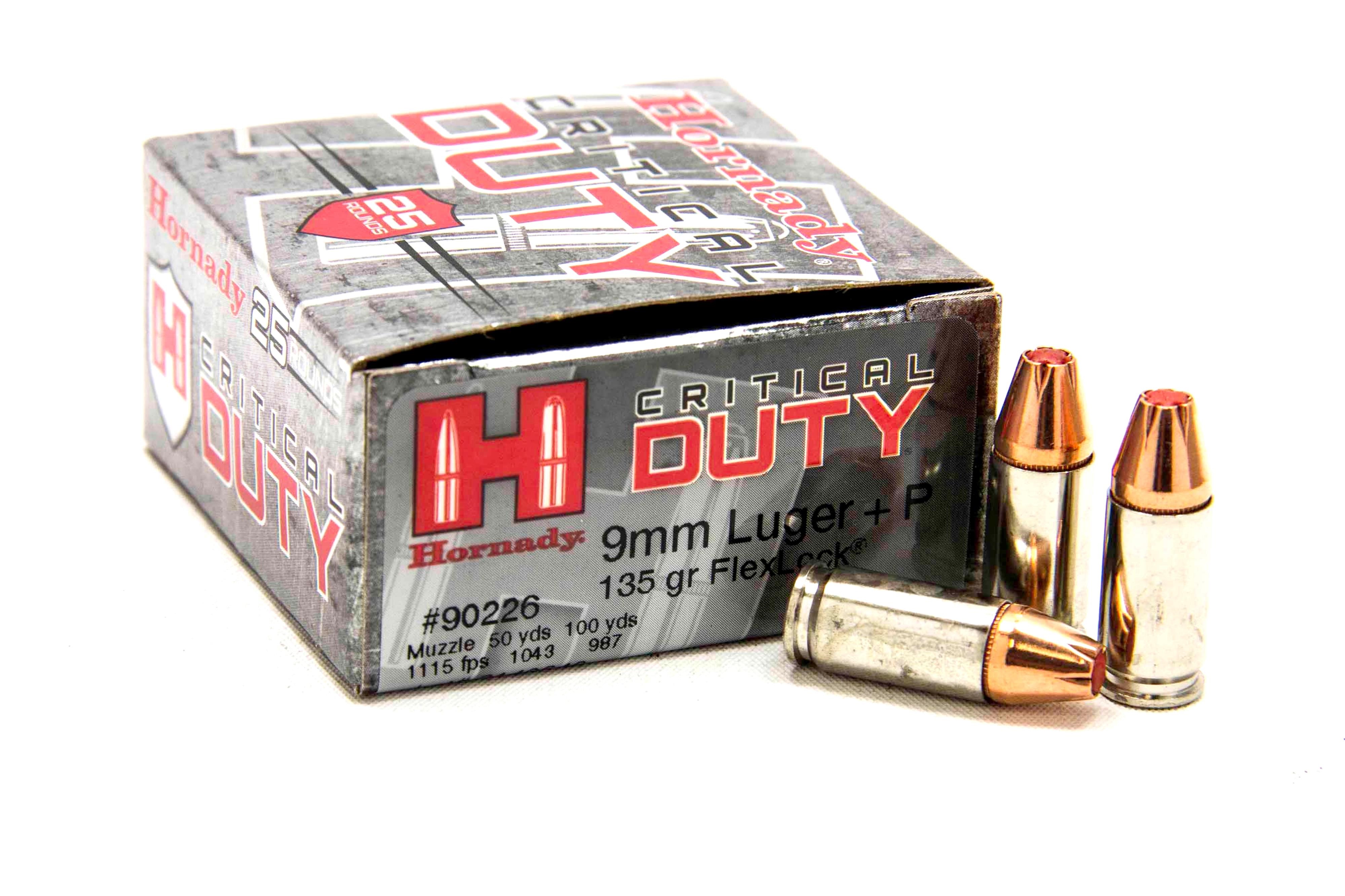 9mm Luger Hornady Critical Duty +P