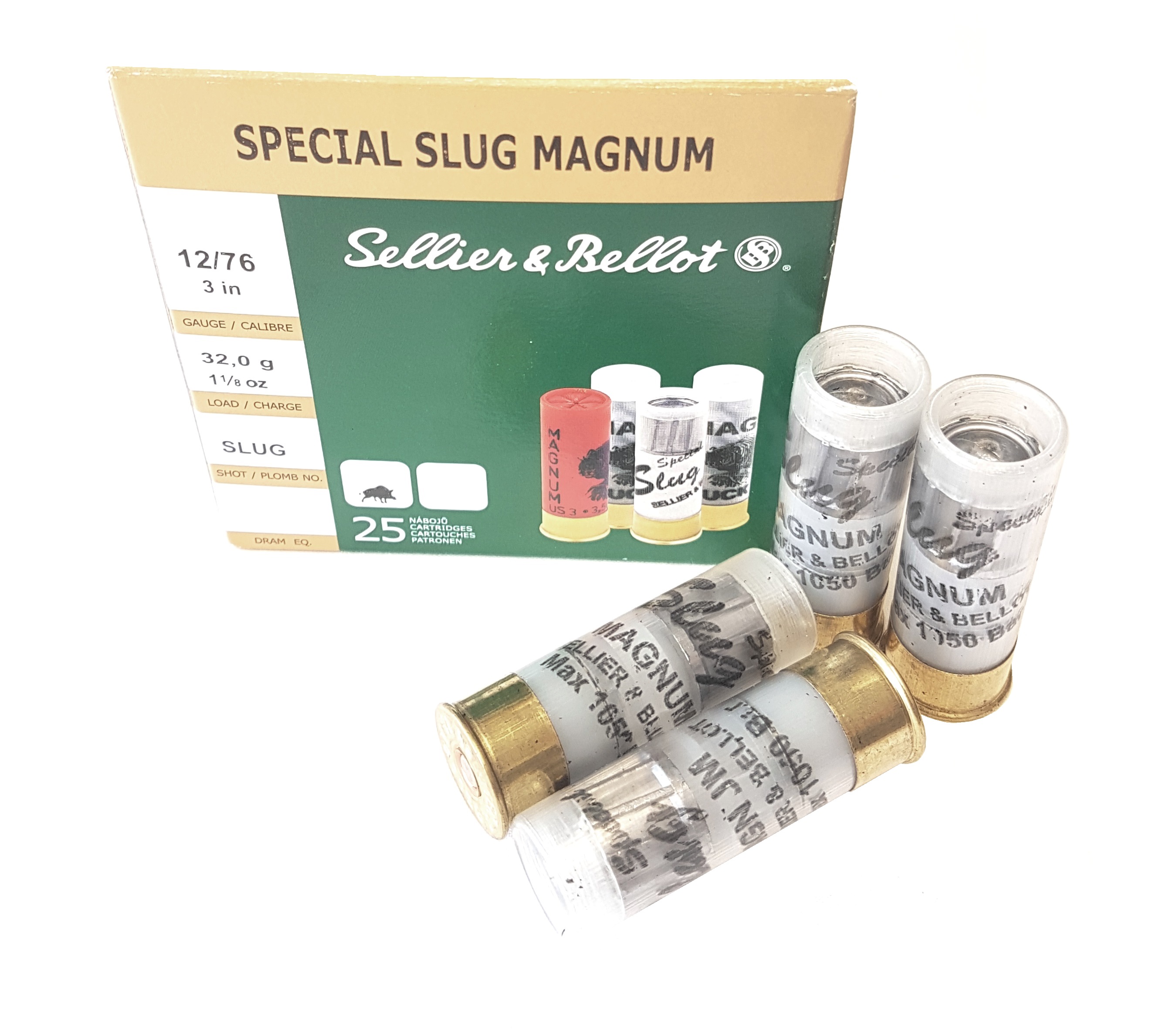 12/76 S&amp;B Special Slug Magnum 32g