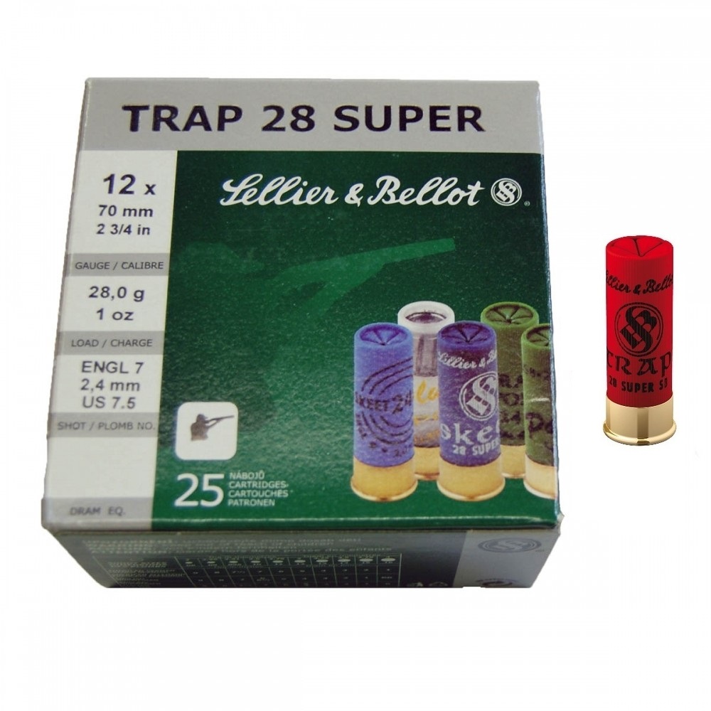 12/70 S&amp;B Trap Super 28g 2,4mm