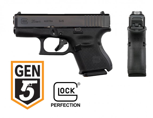 GLOCK 26 Gen5, kal. 9×19 mm