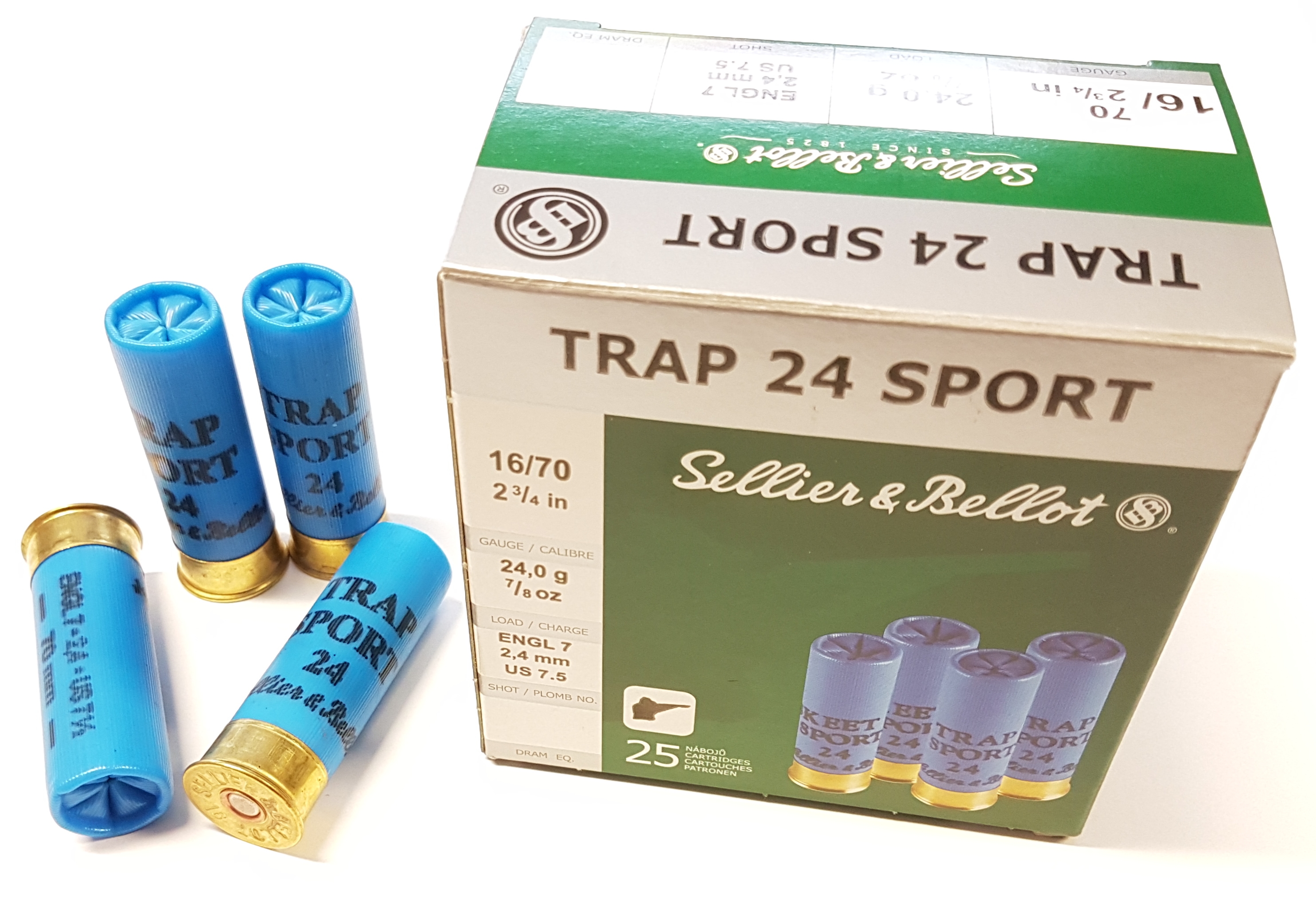 16/70 S&amp;B Trap Sport 24g 2,4mm