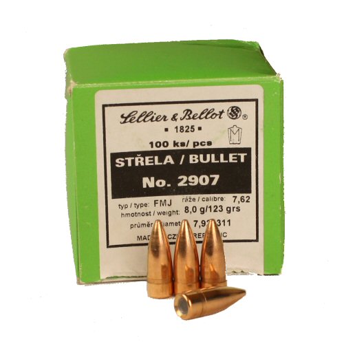 Strela S&amp;B .311 (7,62mm) FMJ 123grn/8g