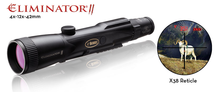 BURRIS Ballistic Laser Scope II 4-12x42